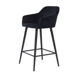 Полубарный стул ANTIBА Concepto Черный реальная фотография