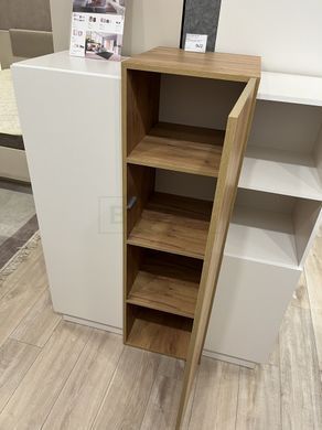 Комод Perfect Home 3Д / 3D 3-дверный 3D/110 Белый/дуб золотой крафт реальная фотография