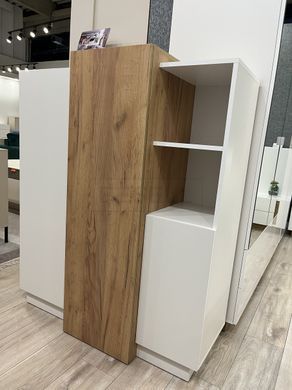 Комод Perfect Home 3Д / 3D 3-дверный 3D/110 Белый/дуб золотой крафт реальная фотография