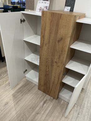 Комод Perfect Home 3Д / 3D 3-дверный 3D/110 Белый/дуб золотой крафт реальная фотография