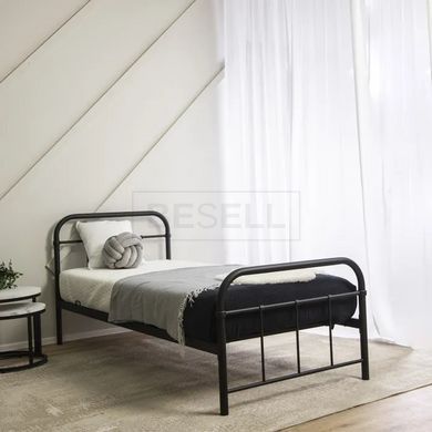 Кровать PABLO Mebel Elite 90x200 см черный реальная фотография