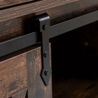 Комод MEBEL ELITE COLE 70 см дуб рустік / чорний жива фотографія
