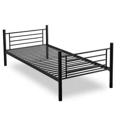 Двухъярусная кровать MEBEL ELITE RODEZ 90x200 см Черный реальная фотография