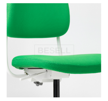 Компьютерное кресло ÖRFJÄLL IKEA Зеленый/Белый реальная фотография