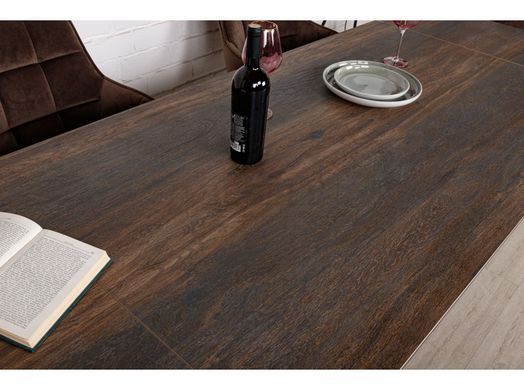 Стол обеденный NASHVILLE Nicolas 160/240x90x76 Черный реальная фотография