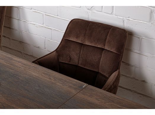 Стол обеденный NASHVILLE Nicolas 160/240x90x76 Черный реальная фотография