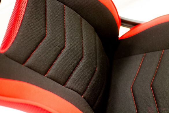 Комп'ютерне крісло CAMARO Signal Чорний / Червоний жива фотографія
