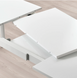 Столовий комплект STRANDTORP / NILSOVE IKEA Білий / Ротанг