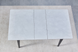Стол раскладной BERLIN CERAMIC Intarsio 111(140)x75 Серый Глянец Керамика Черный
