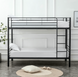 Двухъярусная кровать MEBEL ELITE RODEZ 90x200 см Черный