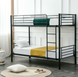 Двухъярусная кровать MEBEL ELITE RODEZ 90x200 см Черный