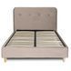 Ліжко оксамитове  DENNIS Velvet Mebel Elite 20x200 Беж