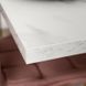 Стол раскладной MEBEL ELITE CLARK 120(160)х80 см Белый мрамор