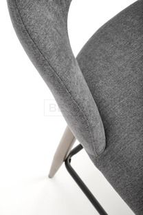 Полубарный стул H-114 Velvet Halmar Серый реальная фотография