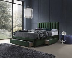 Кровать GRACE Halmar 160x200 Зеленый реальная фотография