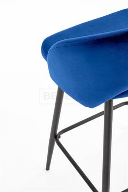 Напівбарний стілець H-96 Halmar Синій жива фотографія