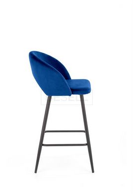 Полубарный стул H-96 Halmar Синий реальная фотография
