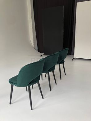 Стілець МАРК Besell Зелений / Чорний Дерево жива фотографія