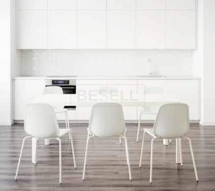 Столовый комплект TINGBY / LEIFARNE IKEA Белый реальная фотография