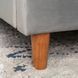 Кровать бархатная  DENNIS Velvet  Mebel Elite 120x200 Светло Серый