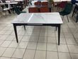 Стол раскладной TM-89 VETRO 140(180)x80 Керамика Каса Уайт / Черный реальная фотография