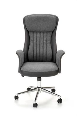 Офисное кресло ARGENTO Halmar Графитово-Черный реальная фотография