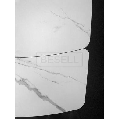Стол раскладной ELVI MATTE STATURARIO Concepto 120(180)x80 Керамика Матовый Белый реальная фотография