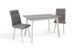 Стол раскладной ЭТНА Микс Мебель 140(160)х75 белый / мрамор светло-серый
