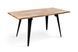 Стол Лагуна Микс Мебель 120(+40)*80 черный/искусственный шпон MDF