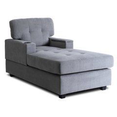 Крісло для відпочинку MEBEL ELITE NEO Сірий Тканина