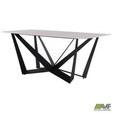 Cтол обеденный William AMF 180X80 ceramics Carrara bianco реальная фотография
