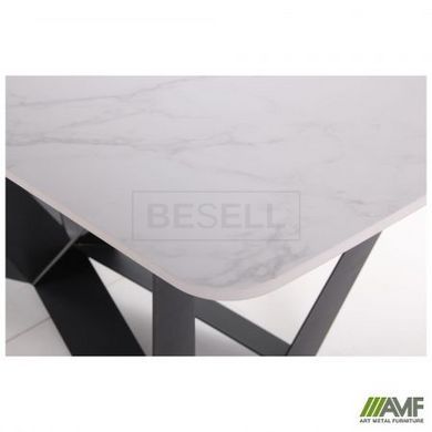 Cтол обеденный William AMF 180X80 ceramics Carrara bianco реальная фотография