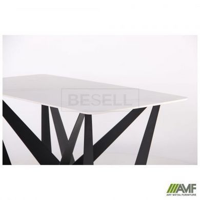 Cтол обеденный William AMF 180X80 ceramics Carrara bianco реальная фотография