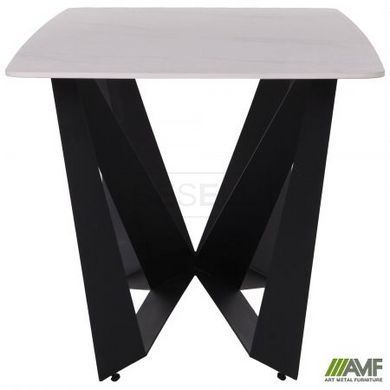 Cтол обеденный William AMF 180X80 ceramics Carrara bianco реальная фотография