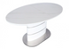 Стіл розкладний SANREMO CERAMIC Intarsio 140(180)x80 Білий Ефект Мармуру
