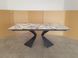 Стол раскладной DUNA ARCTIC WATER Concepto 180(260)x90 Керамика Черно Белый Мат