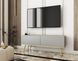 Тумба під телевізор Perfect Home Оро / Oro 2-дверна з золотими ніжками RTV135 Сірий жива фотографія