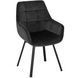 Стул поворотный LUNA Velvet Mebel Elite Черный