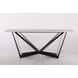 Cтол обеденный William AMF 180X80 ceramics Carrara bianco
