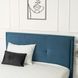Кровать двуспальная бархатная MEBEL ELITE ANDRE Velvet 140x200 Синий