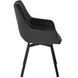 Стул поворотный LUNA Velvet Mebel Elite Черный