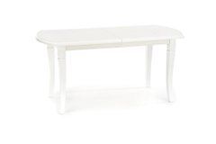 Стол кухонный раскладной HALMAR FRYDERYK 160-240x90 см, белый реальная фотография