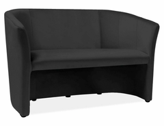 Софа TM-2 VELVET Signal чорна/венге BL.19