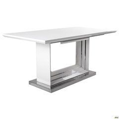 Стіл обідній Camelia AMF 160 (220) X90 Білий жива фотографія