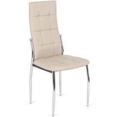 Стул MEBEL ELITE MOLLY, экокожа Беж реальная фотография
