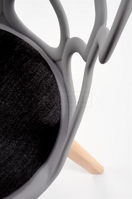 Стул K-308 Нalmar Серый/Черный реальная фотография