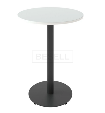 Барний стіл SOUL LIGHT Lovko 60x60 Чорний / Білий жива фотографія