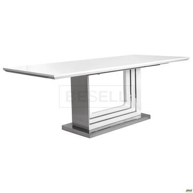 Стіл обідній Camelia AMF 160 (220) X90 Білий жива фотографія