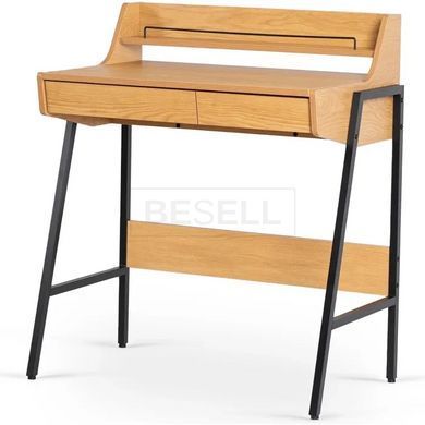 Письменный стол PERI Mebel Elite 77 см Дуб / Черный реальная фотография