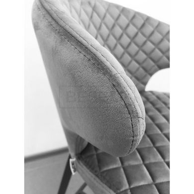 Барный стул KEEN Velvet Concepto Стил Грей реальная фотография